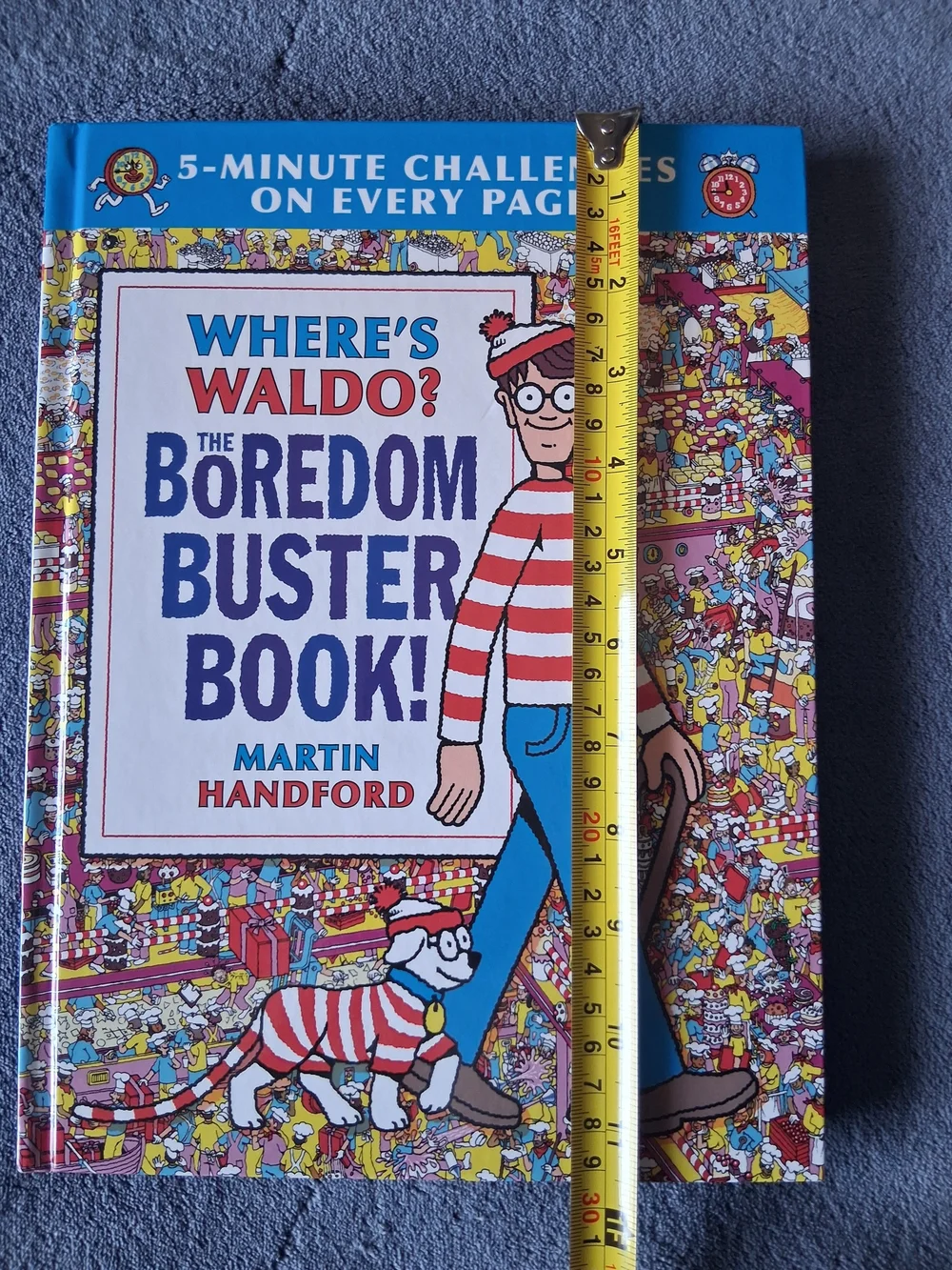 ​Where's Waldo The Boredom Buster Book - Blue/Red Kids Activity Book